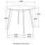Round Dining Table - White