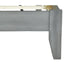 Mid Century Modern Platform Bed With Upholstered Headboard