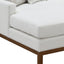 Valiant - Chenille Sectional Sofa With 4 Pillows - Ivory