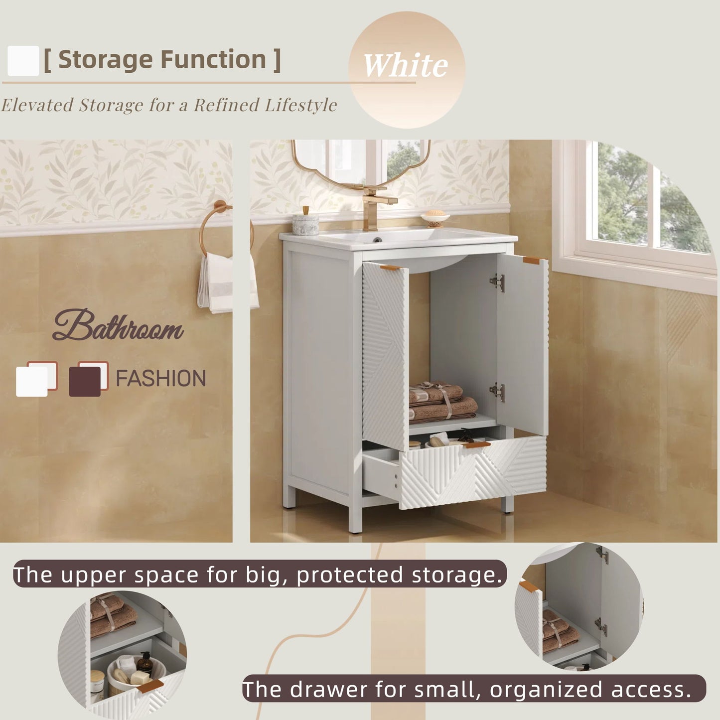 Modern Bathroom Vanity With Sink Combo