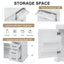 36" Bathroom Vanity With Sink, 2 Tip-Out Drawers, Soft Close Hinges