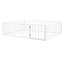 Metal Floor Bed Frame With Fence And Door