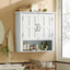 Multi Functional Wall Mounted Cabinet With Adjustable Shelves For Bathroom