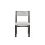 Comfortable Upholstery Cresent Chair (Set of 2) - Peppercorn