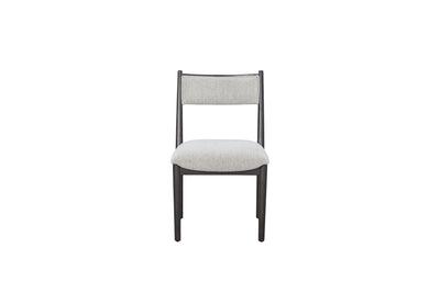 Comfortable Upholstery Cresent Chair (Set of 2) - Peppercorn