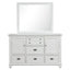 Jamestown - Dresser & Mirror - White