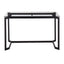 Masters - Modern Office Desk - Black / Clear