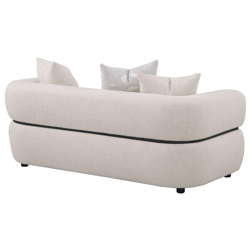 Ramsay - Round Arm Loveseat - Beige