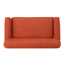 Classic Loveseat With Rolled Armrests And Button Tufting