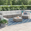 Outdoor Wicker Seating Group With Cushions