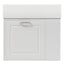 Modern Wall Mounted Bathroom Vanity With Sink, Soft Close Drawer, Adjustable Shelf, Toilet Paper Holder