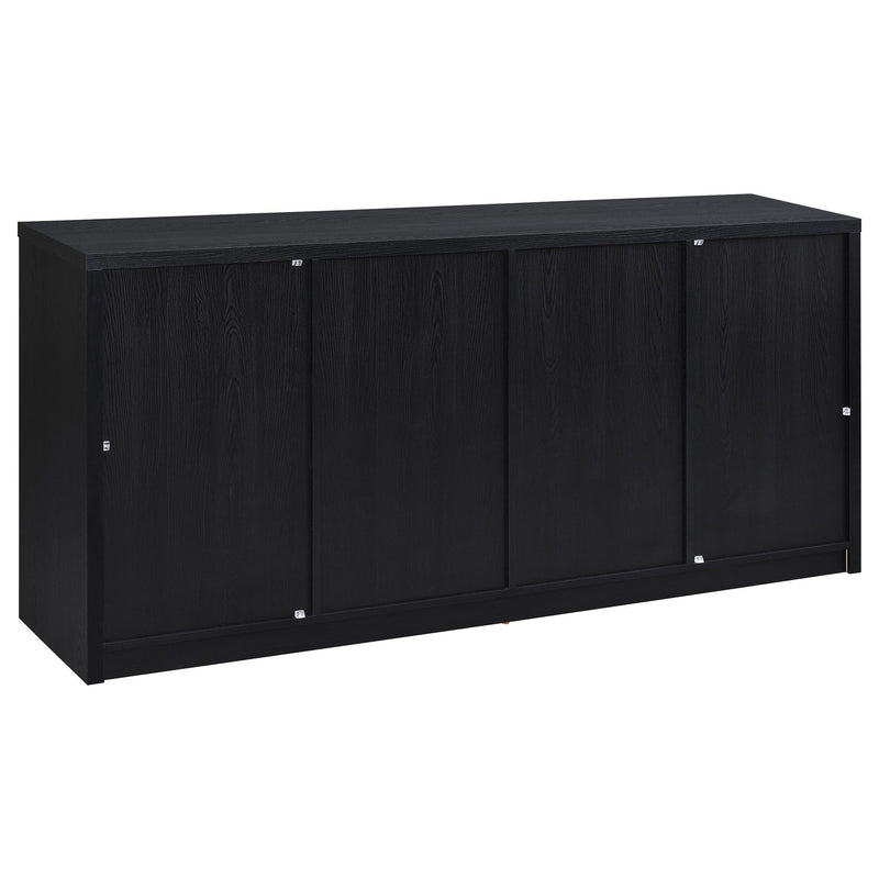 Shayne - 4 Door Sideboard With Arched Doors - Black