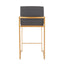 Fuji - Contemporary High Back Stylish Counter Stool