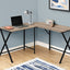 Computer Desk, Home Office, Corner, L Shape, Laptop, Contemporary / Modern