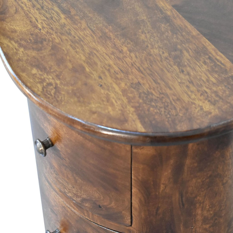 3 Drawer Drum - Chestnut