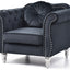 Chic Transitional Flared Arm Chair