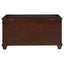 Ornate - Deep Flip Open Storage Cedar Chest With Cedar Lining - Brown