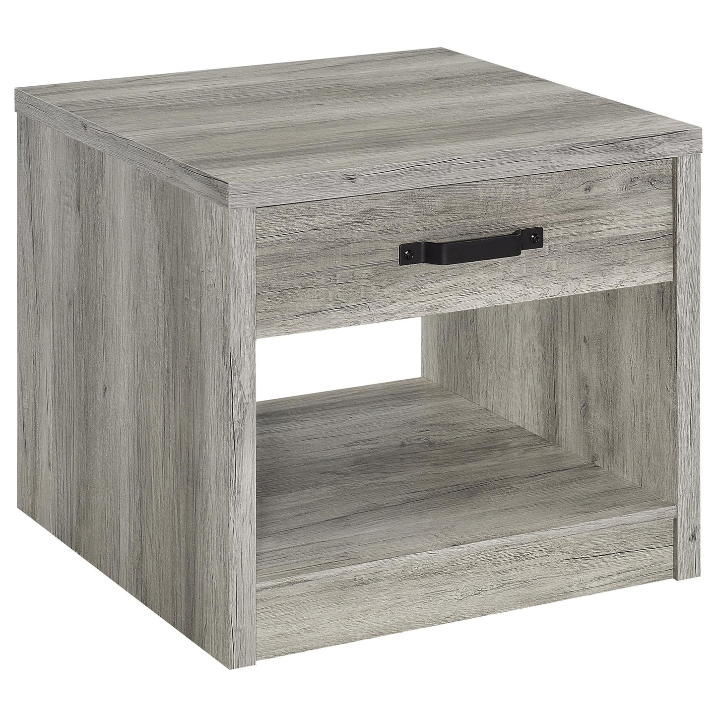 Nuberg - 1 Drawer Table - Gray