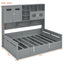 Daybed With All-In-One Cabinet And Shelf