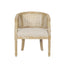 Curved Backrest Accent Chair