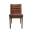Upholstered Dining Chairs With Rubber Legs (Set of 2)