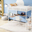 Loft Bed With Desk And Grid, Stylish Frame With Lateral Storage Ladder And Wardrobe