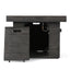 Anchorage - Wood Square Fire Pit 40, 000 Btu - Gray