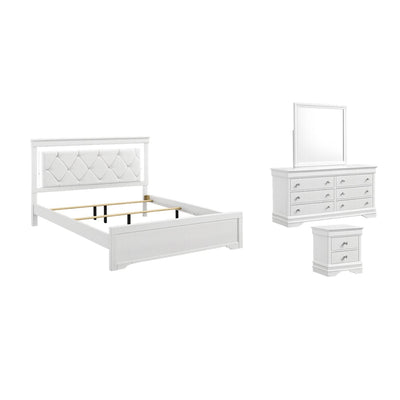 Blaze - Modern Bedroom Set With LED Headboard