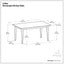 Colby - Dining Table, Contemporary