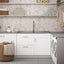 Shaker - Modern Wide Laundry Cabinet With Faucet And Sink - White