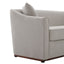 3 Seater Sofa With Wrap Around Armrests And Throw Pillows