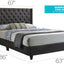 Nailhead Bed Transitional Vibrant