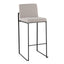 Fuji - Contemporary High Back Barstool Elegant Design