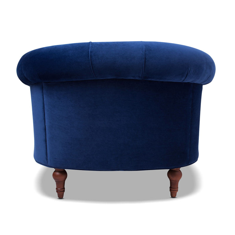 La Rosa - Victorian Tufted Upholstered Accent Chair