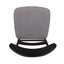 Modern Dining Chair With Upholstered Seat And Wood Frame