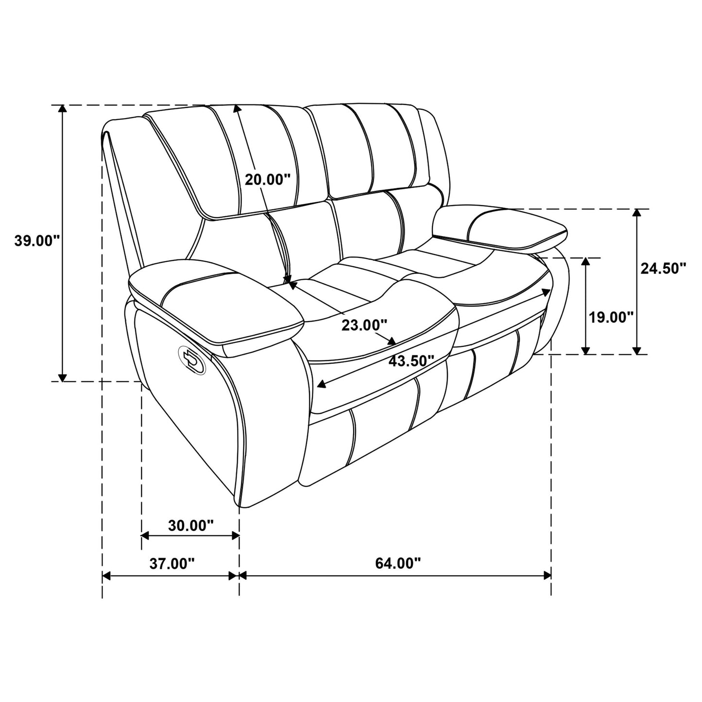 Elodie - Reclining Sofa Set With Manual Recline