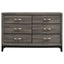Cabrillo - 6 Drawer Dresser - Gray
