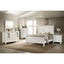 Cottage 3 Drawer Nightstand With Pull Out Tray - Cream White