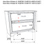 Transitional 2 Drawer Nightstand With Hidden Jewelry Tray