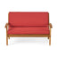 Outdoor Chat Set With Coffee Table And Loveseat
