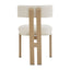 7 Piece Dining Set With Upholstered Armless Chairs And Table