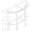 Accent Console Table For Entryway, Space-Saving Profile