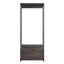 Monica - Walk-In Closet System, Modular Design - Rustic
