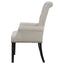 Norwich - Dining Arm Chair With Button Tufting And Rolled Top