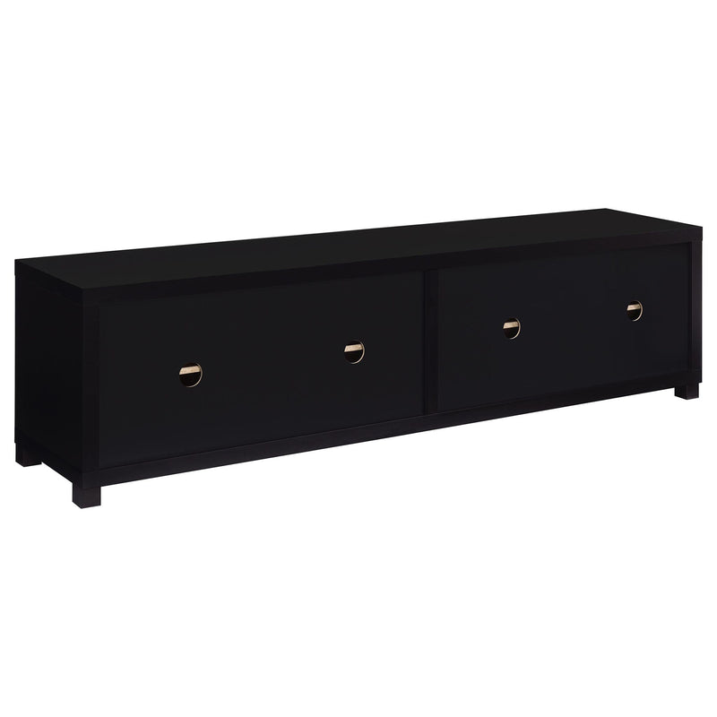 Arnaud - 4 Door TV Stand - Black