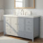 Bathroom Vanity With Separate Sink, Soft Close Doors And 4 Drawers