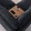 Celine - Fabric Corner Sectional Sofa With Right-Facing Chaise, Cupholders, And Charging Ports