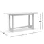 Turnkey - Trestle Console Table - Antique Brown