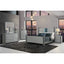 Lorenzo - Large Scale Mirror With Sleek Frame And Glittered Detailing - Silver