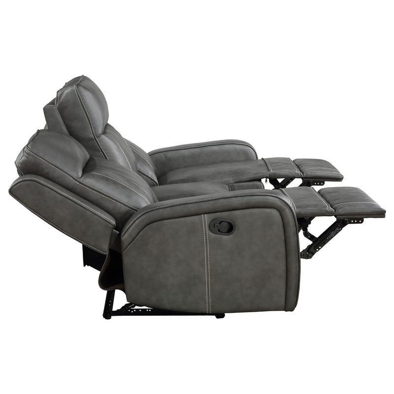 Mckinley - 3 Piece Reclining Sofa Set - Gray